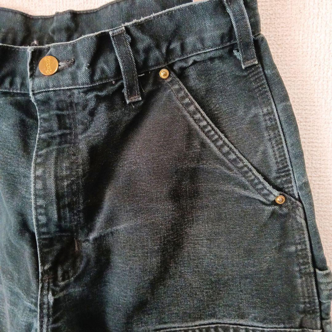 【鬼フェード】carhartt デニム ダブルニーペインターパンツ W73cm