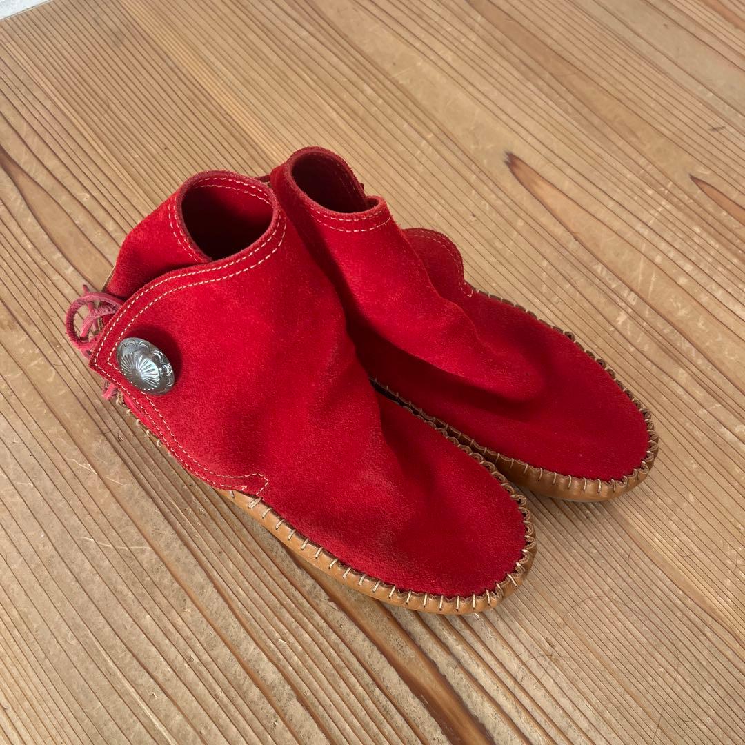 FUNNY モカシン　赤　25.5cm