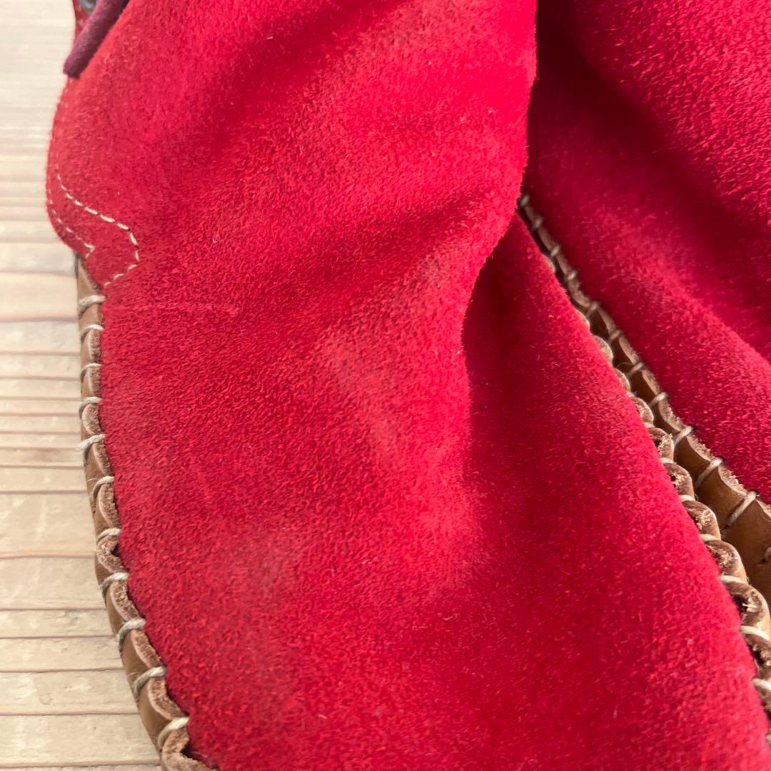 FUNNY モカシン　赤　25.5cm