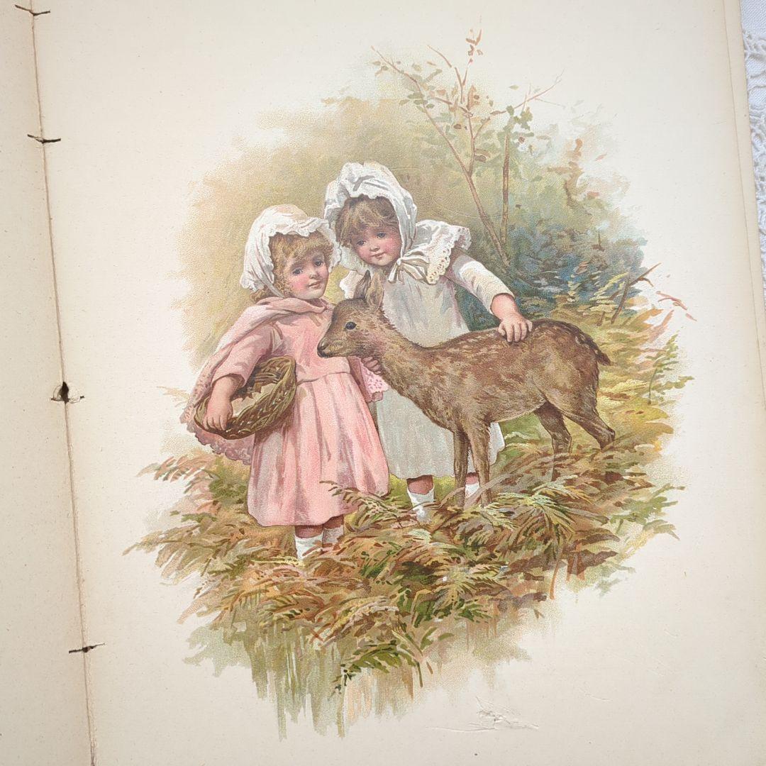 超稀少1890ハリエットベネット絵本 児童書 洋書 ヴィクトリアン アンティーク