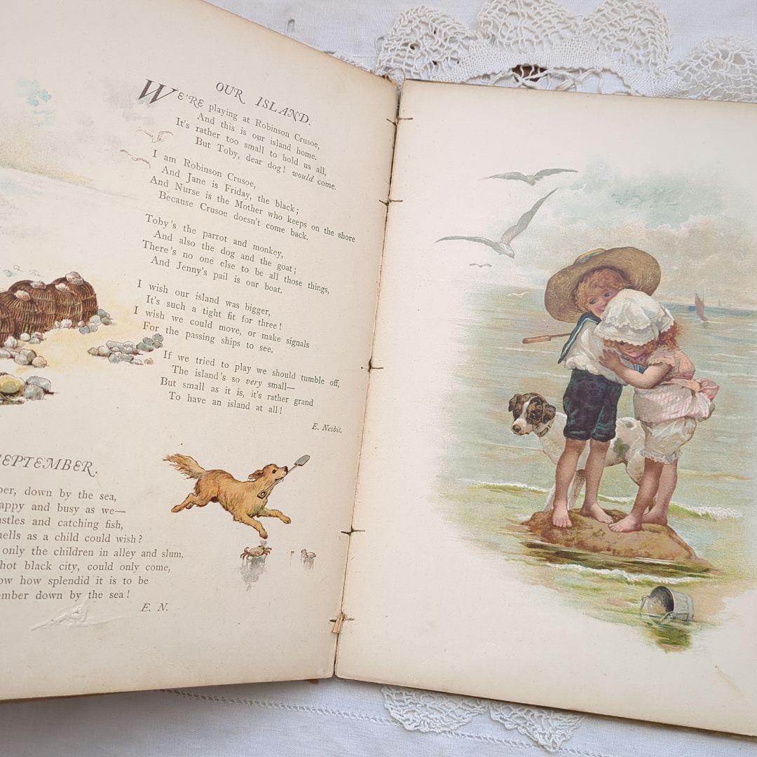 超稀少1890ハリエットベネット絵本 児童書 洋書 ヴィクトリアン アンティーク