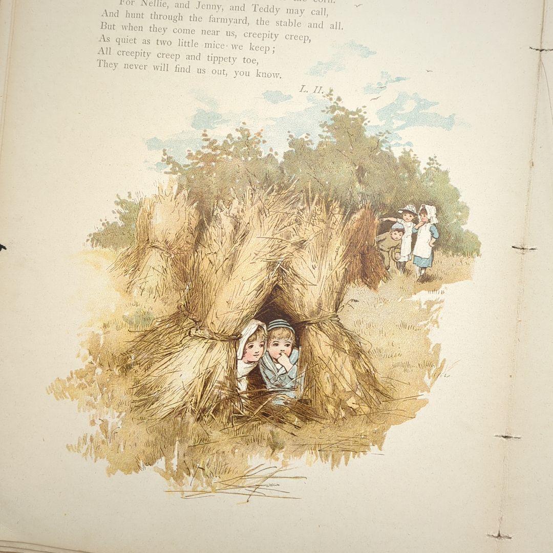 超稀少1890ハリエットベネット絵本 児童書 洋書 ヴィクトリアン アンティーク