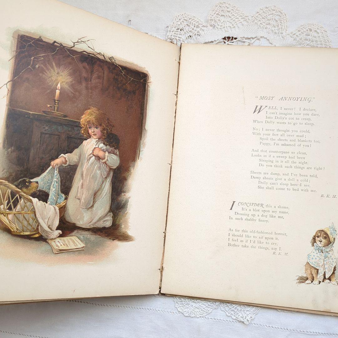 超稀少1890ハリエットベネット絵本 児童書 洋書 ヴィクトリアン アンティーク
