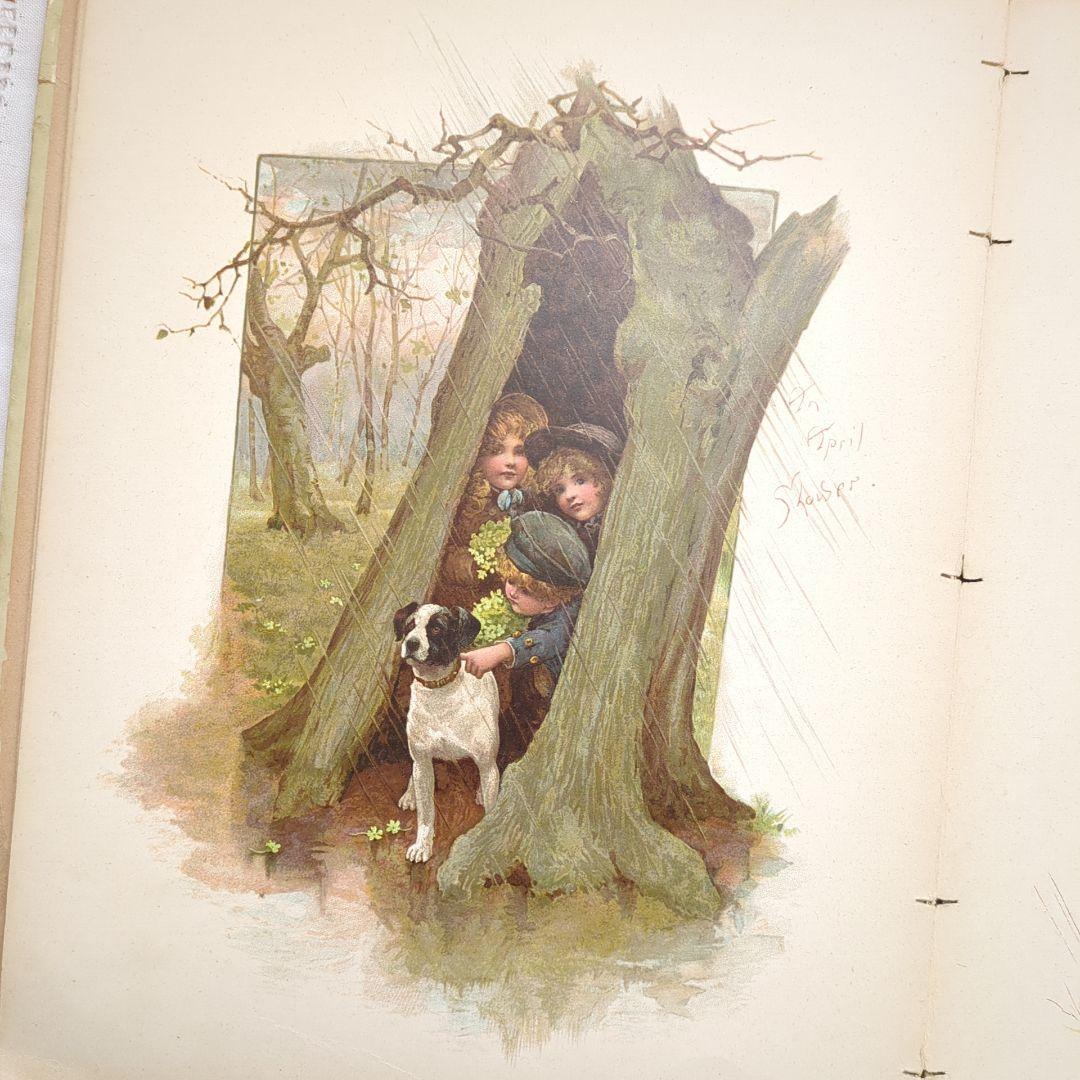 超稀少1890ハリエットベネット絵本 児童書 洋書 ヴィクトリアン アンティーク