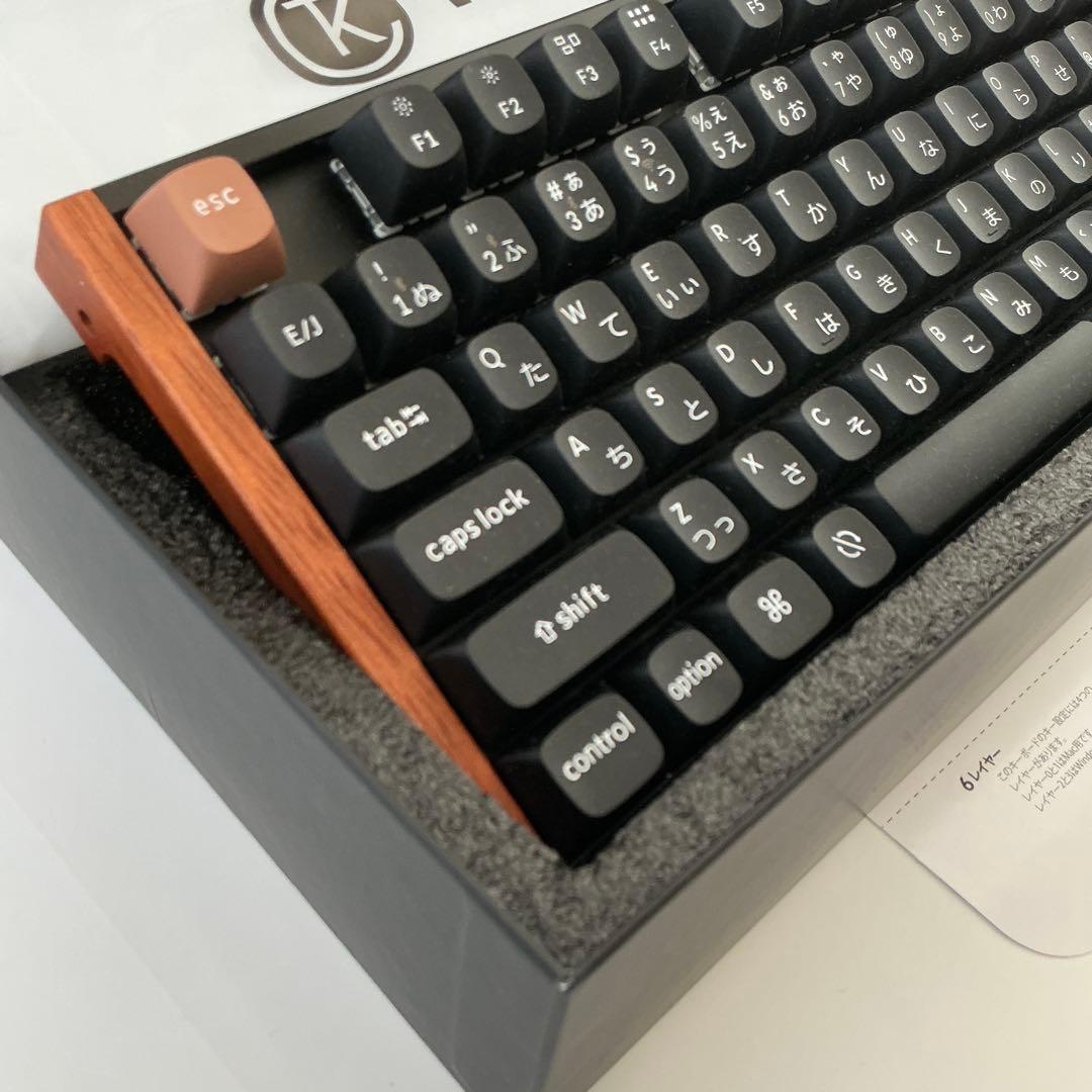 【交換用PCB付】Keychron K8 HE日本語配列ほぼ未使用パームレスト付