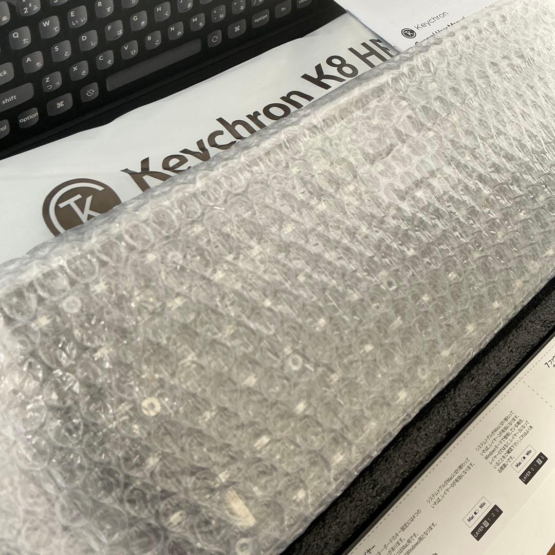 【交換用PCB付】Keychron K8 HE日本語配列ほぼ未使用パームレスト付