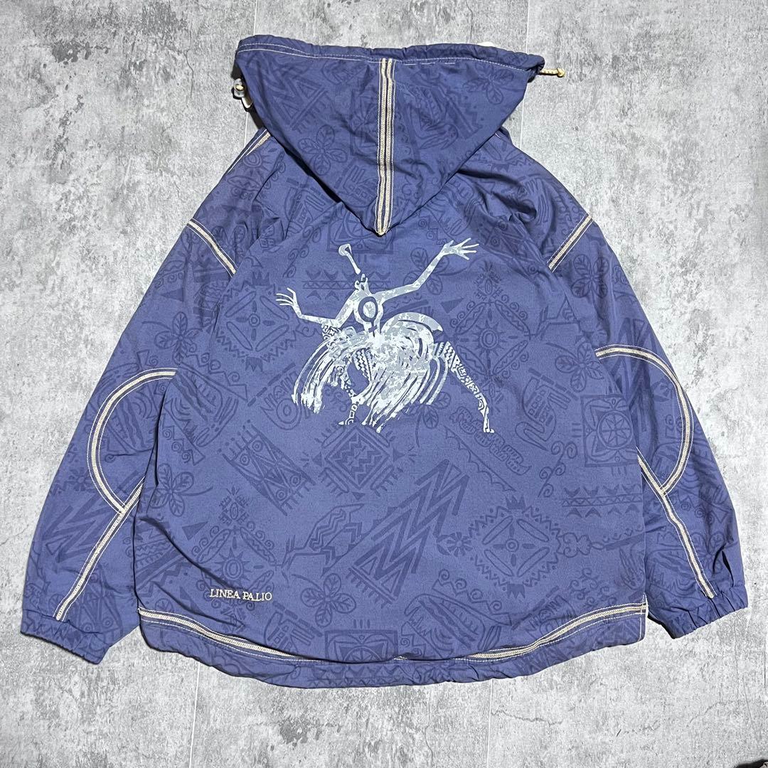 個性的　スキーウェア　上下　セットアップ　スノーウェア　総柄