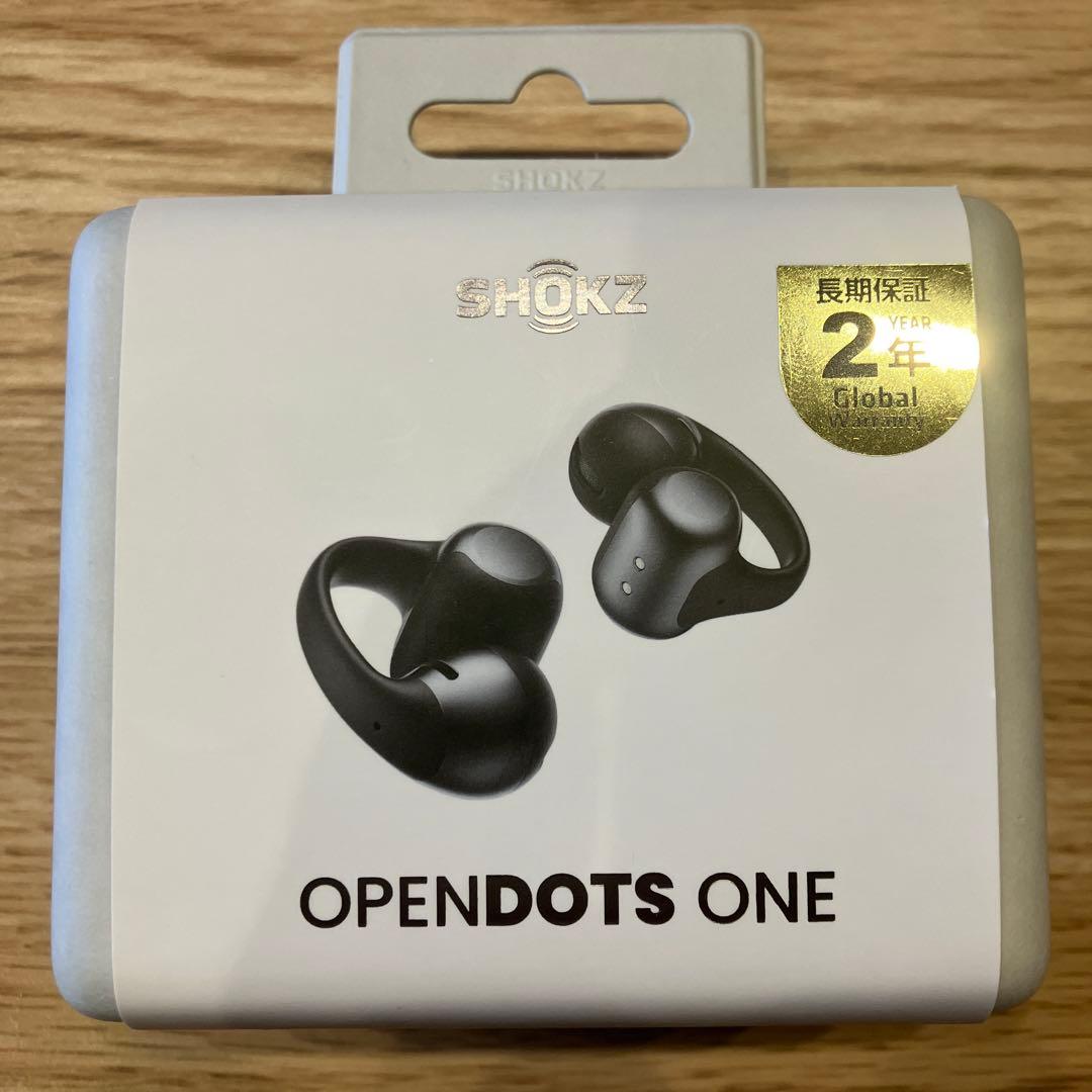 SHOKZ OPEN DOTS ONE ワイヤレスイヤフォン ブラック