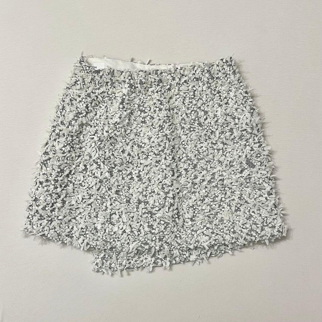 HYEON ヘヨン　pepper skirt shelツイードスカート