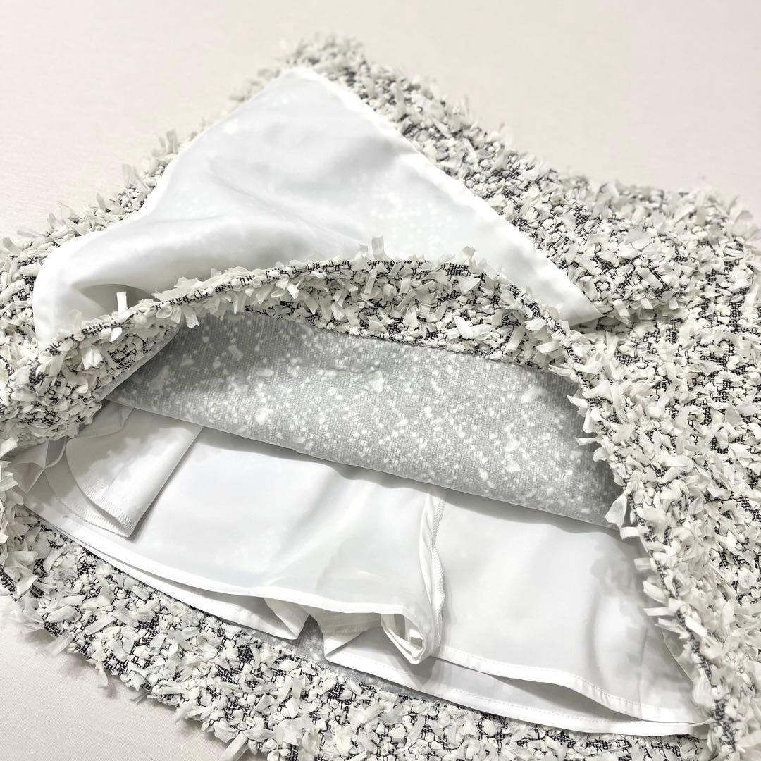 HYEON ヘヨン　pepper skirt shelツイードスカート