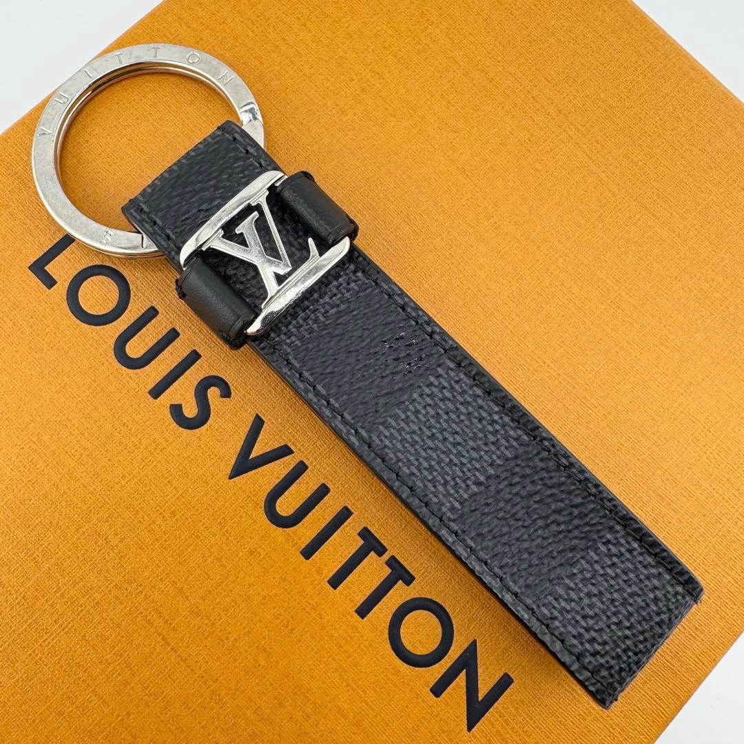 【極美品】ルイヴィトン キーリング ダミエグラフィット LVドラゴンヌ