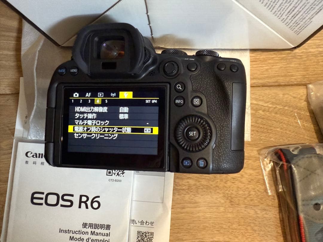 Canon EOS R6 ミラーレス一眼 本体 バッテリー