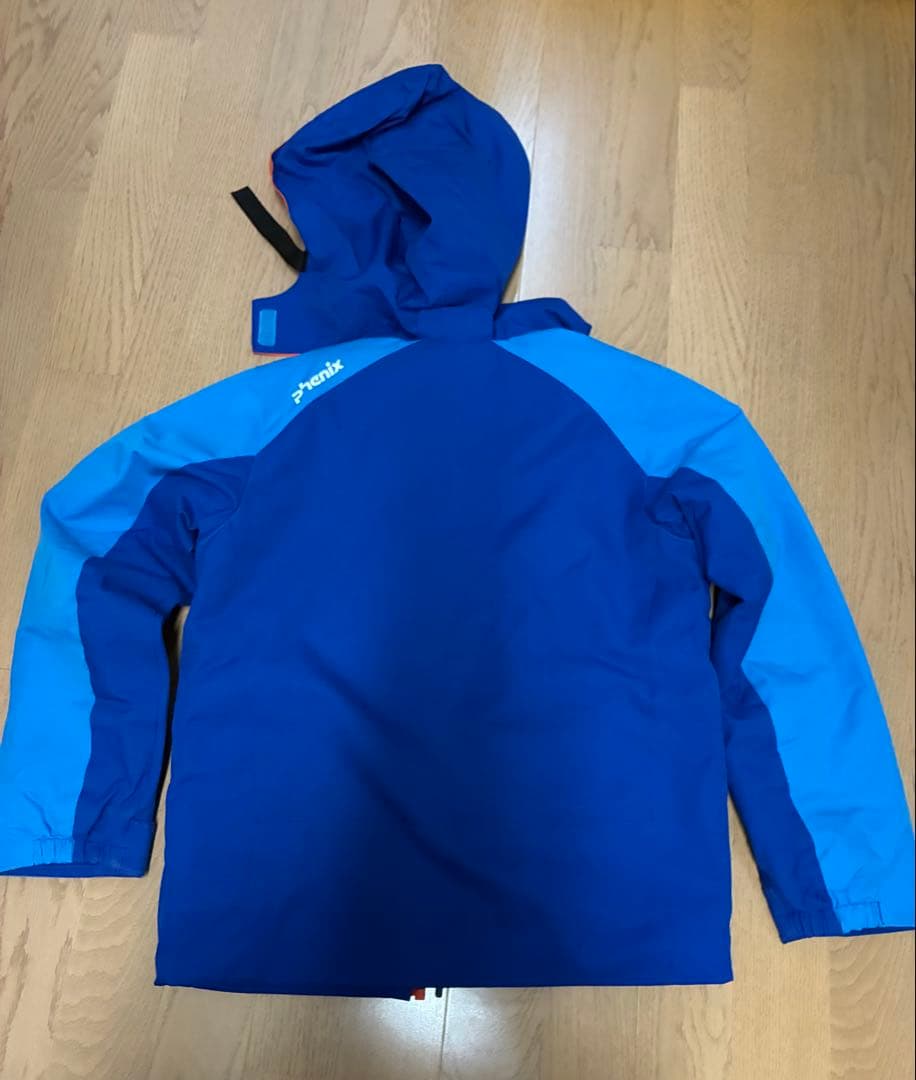 Phenix 子ども用スキーウェア 青とオレンジ