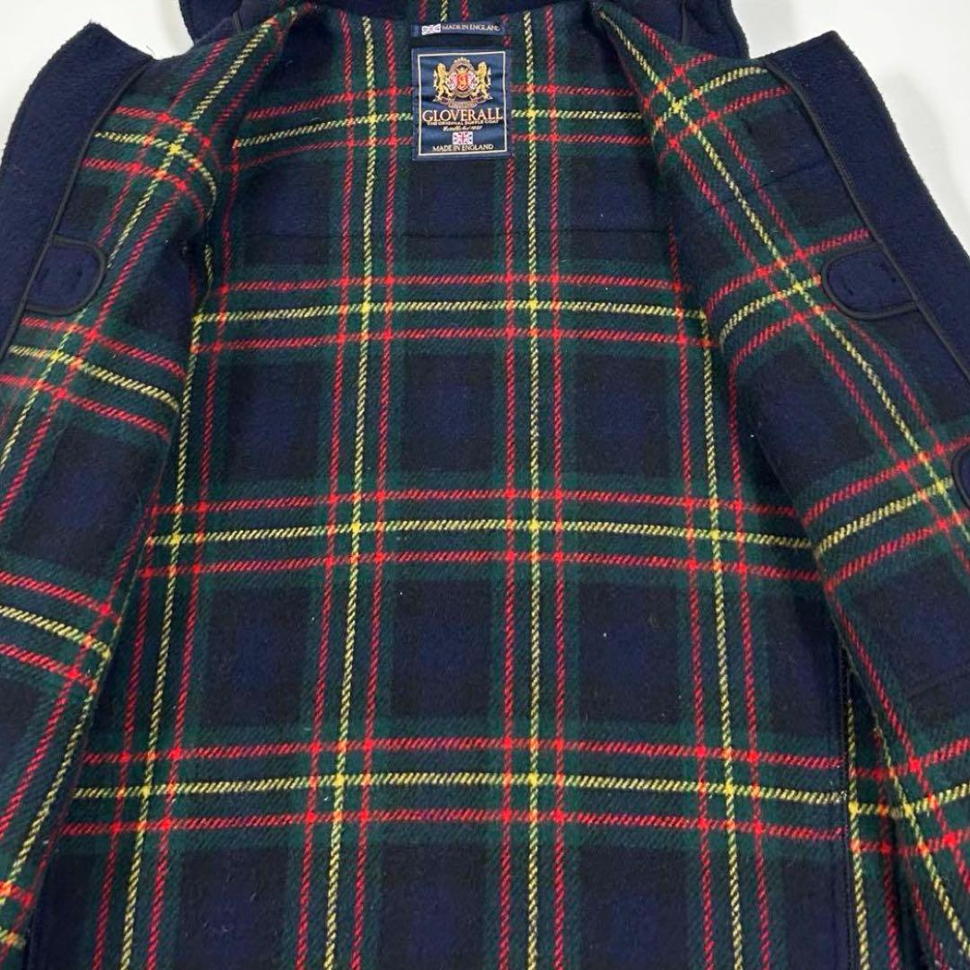 80〜90s【美品】グローバーオール/ダッフルコート/モリス/ネイビー/英国製