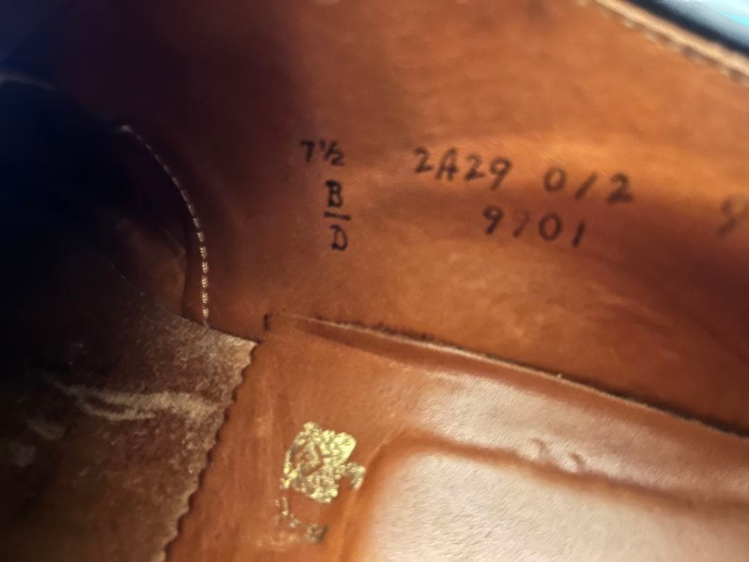 Alden 黒 UA別注9901 プレーントゥ　シューツリー付き