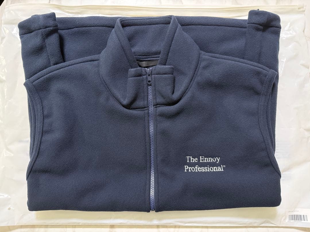 新品　PROFESSIONAL FLEECE VEST (NAVY) Lサイズ