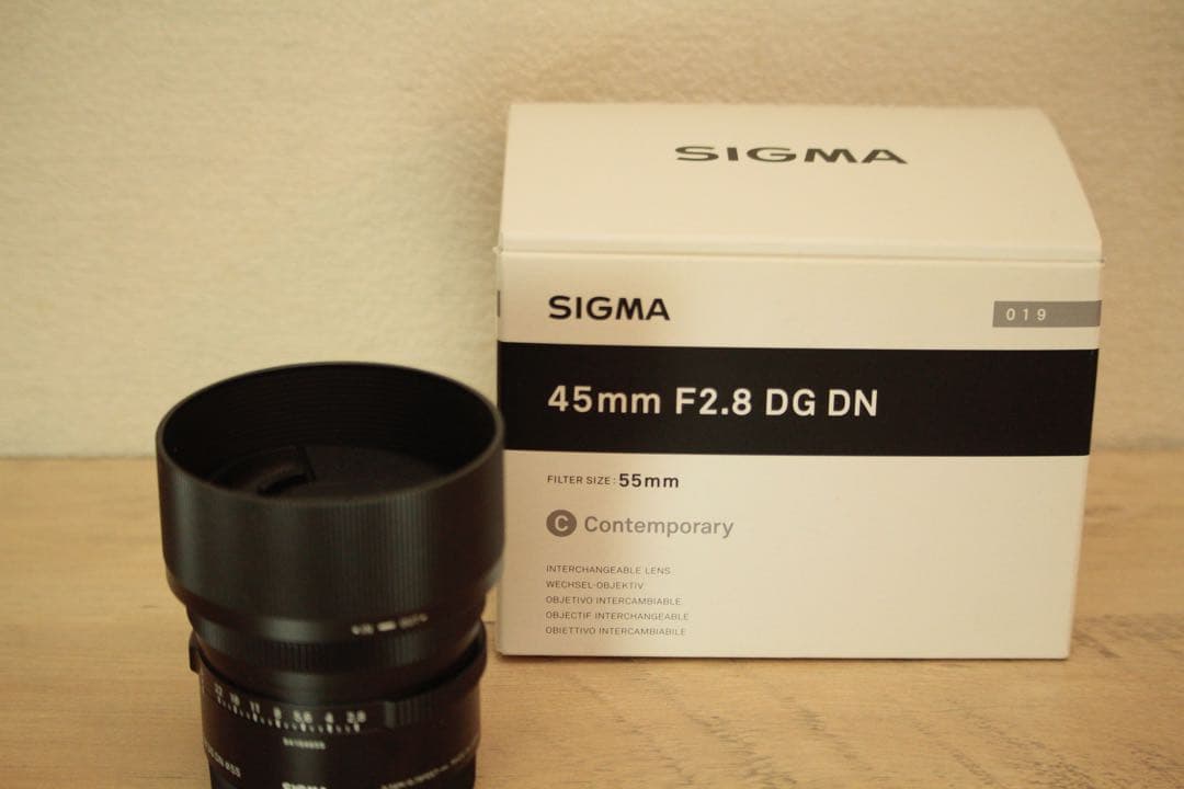 SIGMA 45mm F2.8 DG DN レンズ　ソニーEマウント