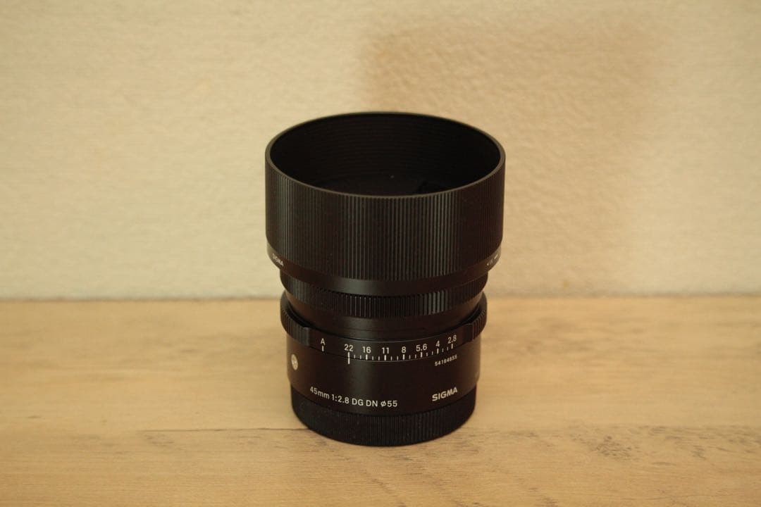 SIGMA 45mm F2.8 DG DN レンズ　ソニーEマウント
