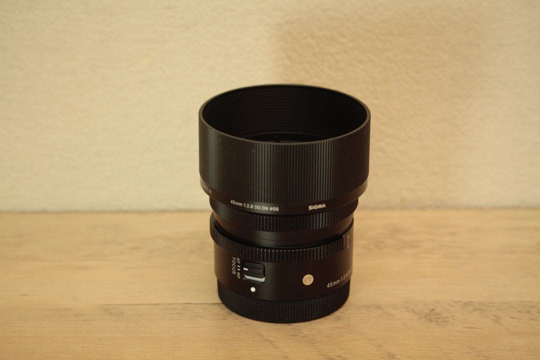SIGMA 45mm F2.8 DG DN レンズ　ソニーEマウント