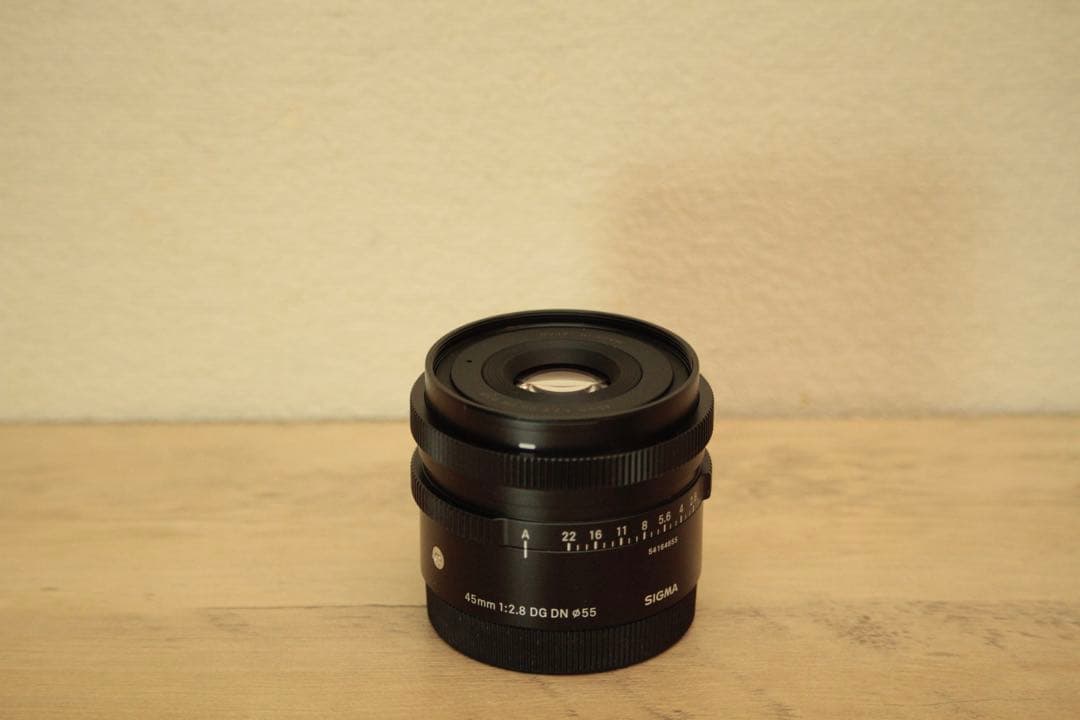 SIGMA 45mm F2.8 DG DN レンズ　ソニーEマウント
