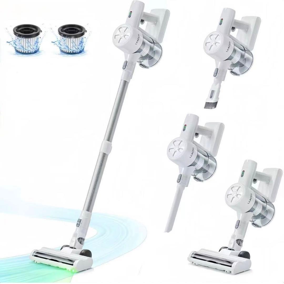 【新品未使用】スティッククリーナー本体 ホワイト 50分連続運転