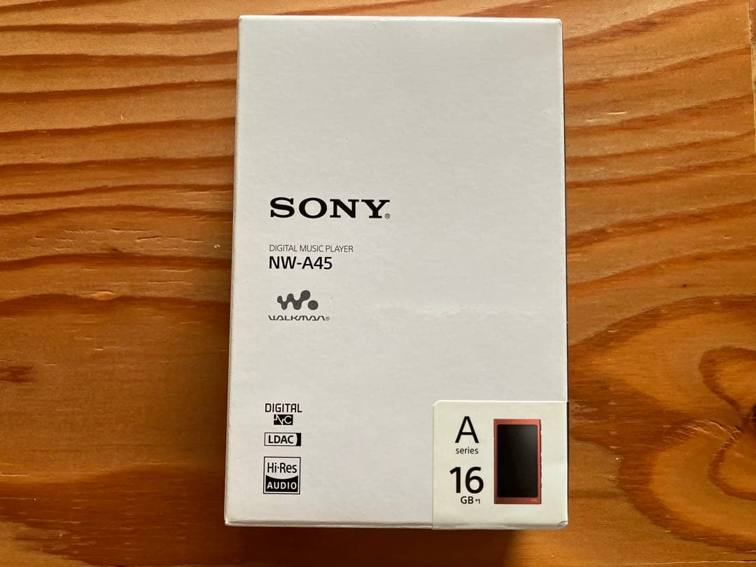 SONYウォークマンNW-A45レッド 16GB