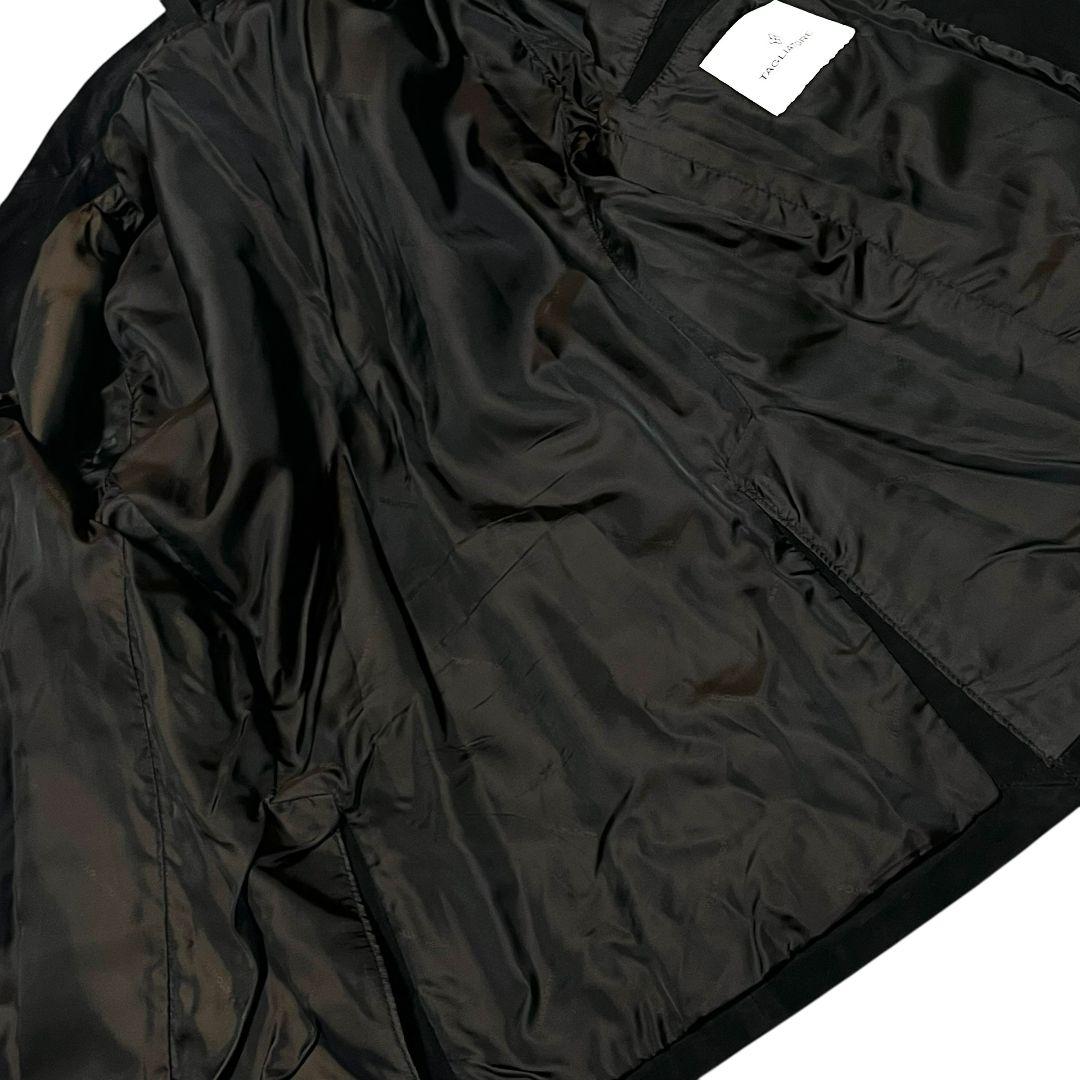 【羊革】【50】TAGLIATORE スエードジャケット 裏地・総柄 メンズ