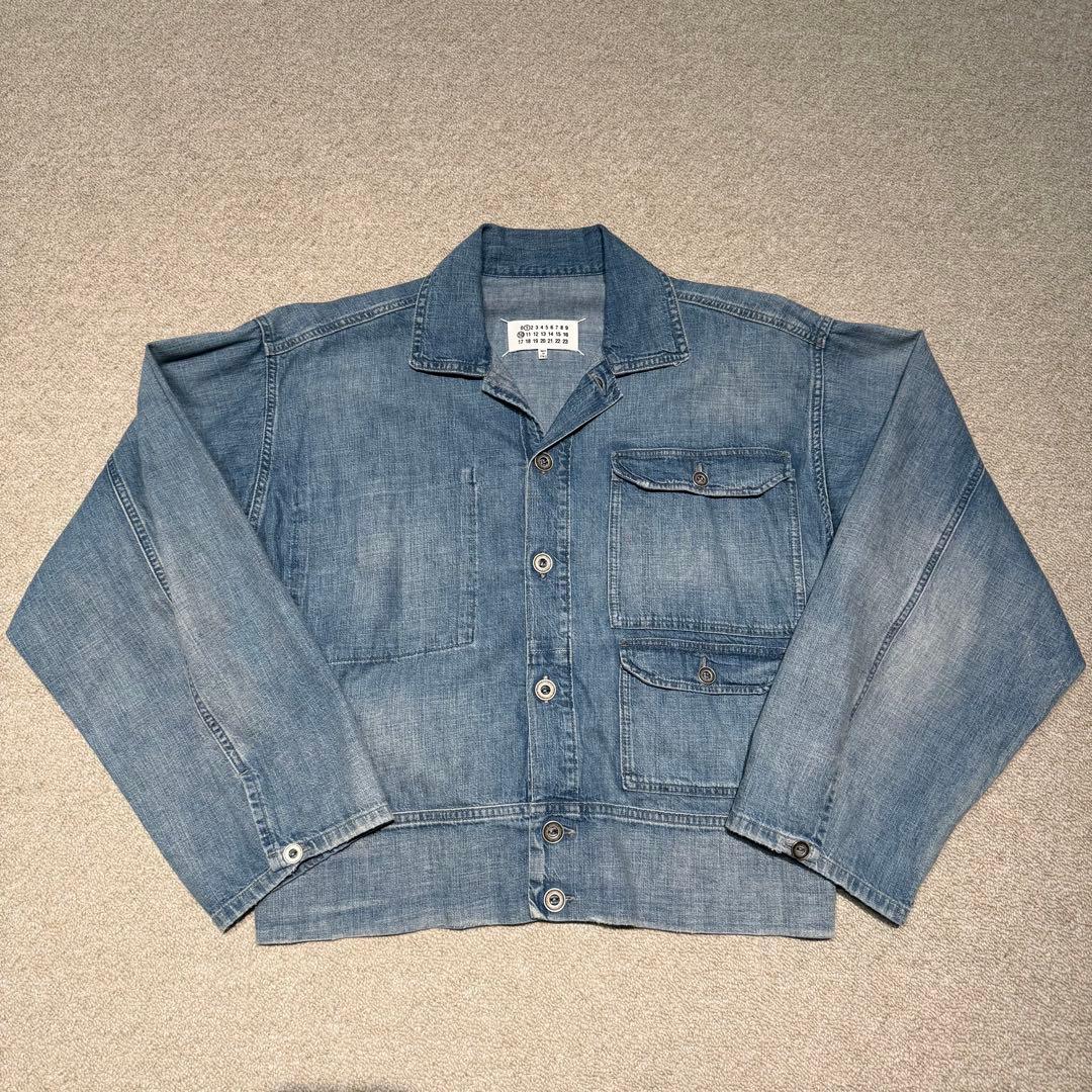 メゾンマルジェラ デニム キャバン ジャケット 44サイズ