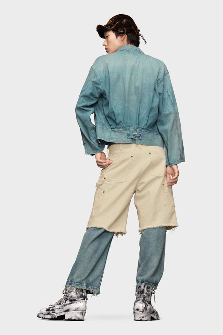 メゾンマルジェラ デニム キャバン ジャケット 44サイズ