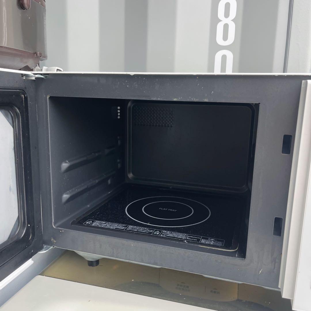 323取付無料！完動品！ホワイトガラスドア冷蔵庫洗濯機オーブンレンジ炊飯器