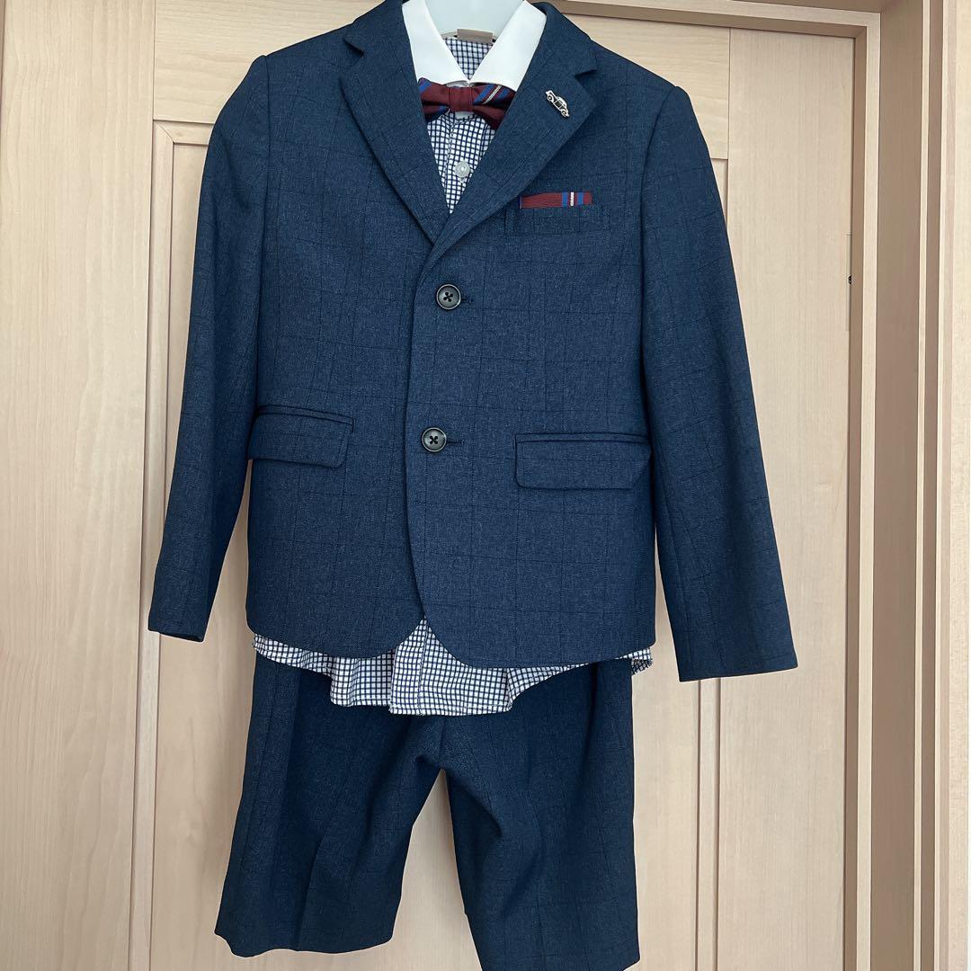 プティマイン　スーツ 120cm ネイビー　/ ローファー(17.5cm)