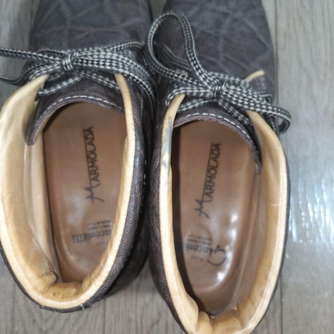 ジャコメッティ　象　エレファント　マルモラーダ　41 ブーツ　ブラウン