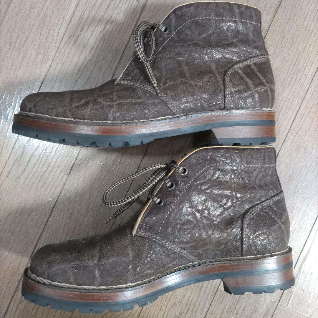 ジャコメッティ　象　エレファント　マルモラーダ　41 ブーツ　ブラウン