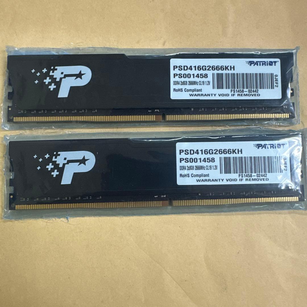 14. 各社DDR4　16GB　（8GB*2