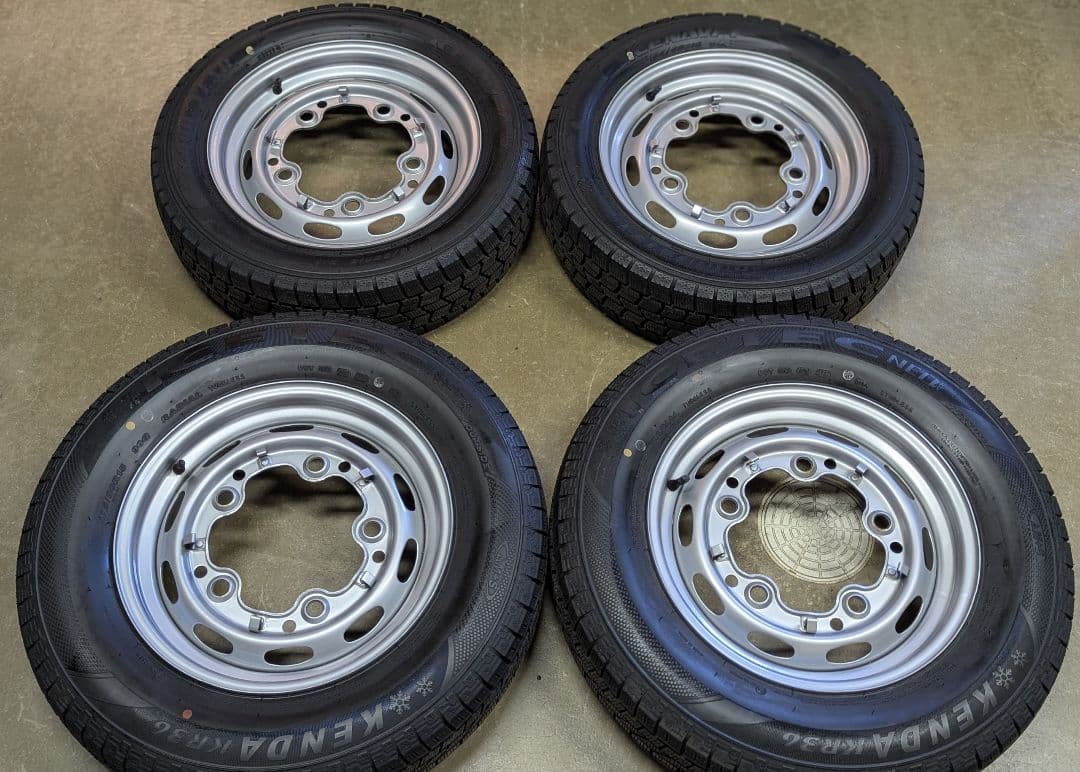 値下げ空冷ビートル 純正タイプホイール スタッドレス 4本 即使用可 使用期間少