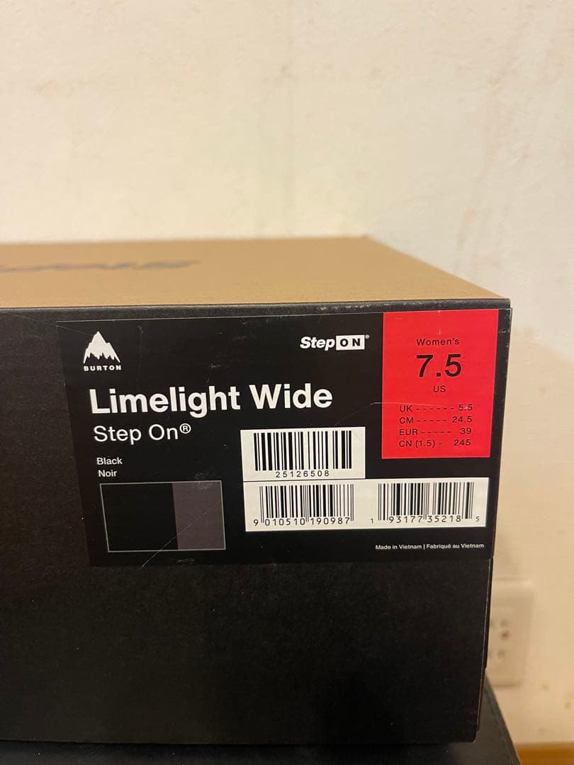 M*様 24-25 Burton バートン ライムライト ステップオン ワイド