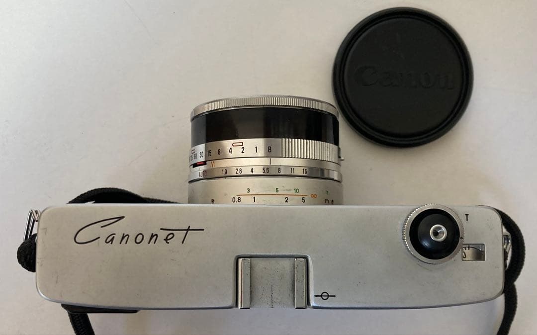 CANON Canonetフイルムカメラ　箱、ケース、冊子、保証書付き