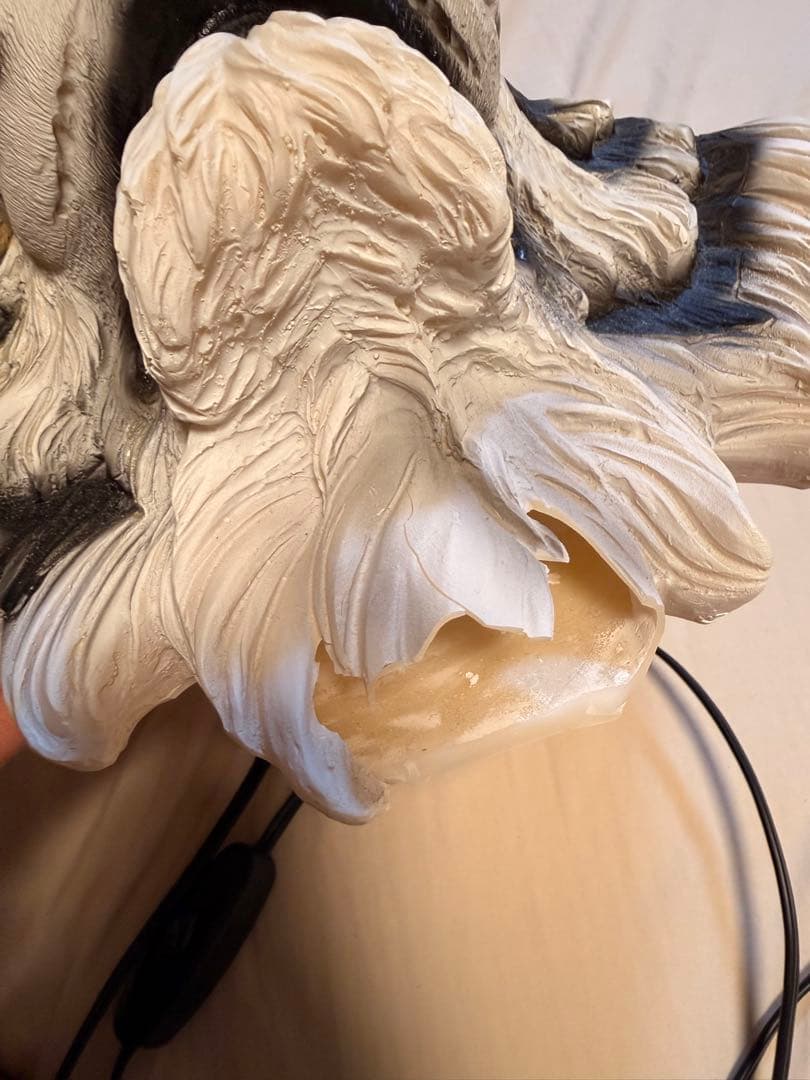 VINTAGE タイガーヘッド壁掛けライト