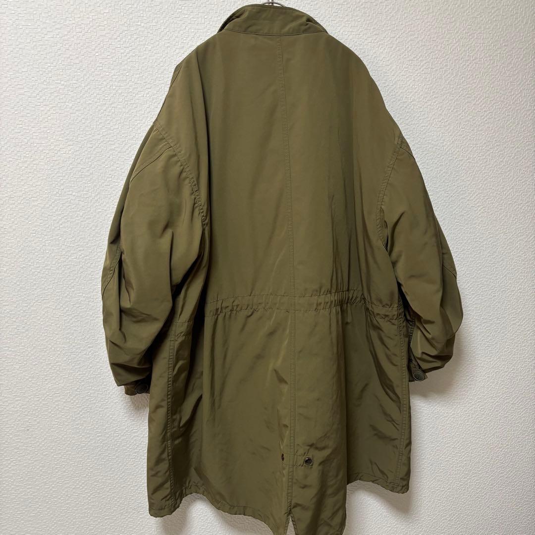 【FASHIRUファシル】新品タグ付 カーキ ライナー付きモッズコート ロング