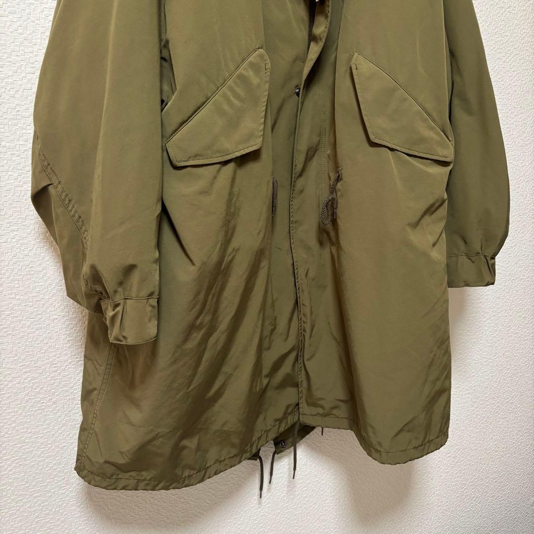 【FASHIRUファシル】新品タグ付 カーキ ライナー付きモッズコート ロング