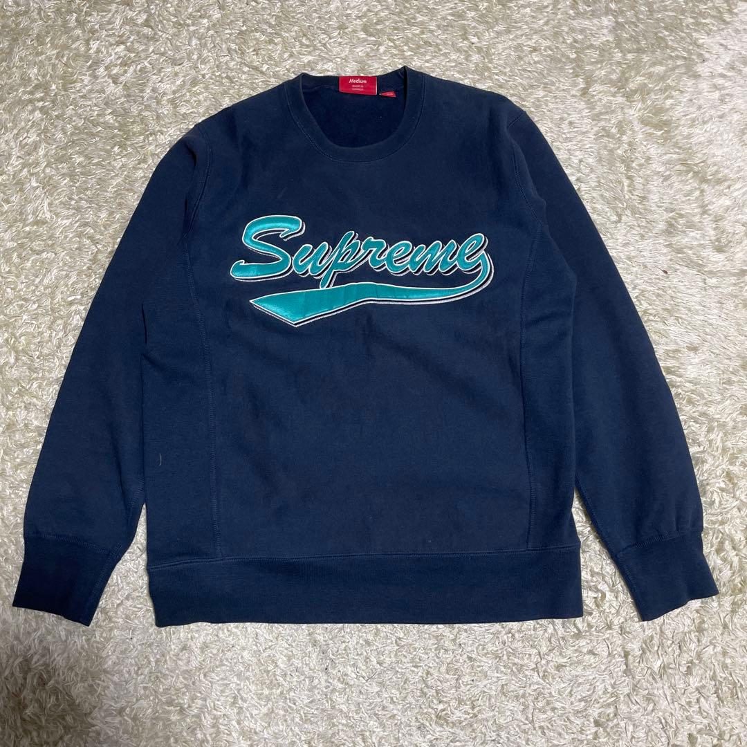 SUPREME スクリプトロゴ　スウェット　トレーナー　M