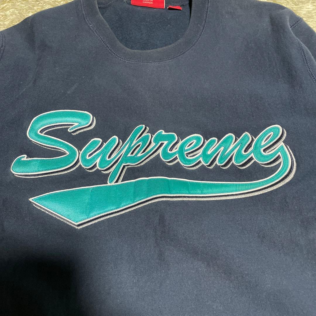 SUPREME スクリプトロゴ　スウェット　トレーナー　M