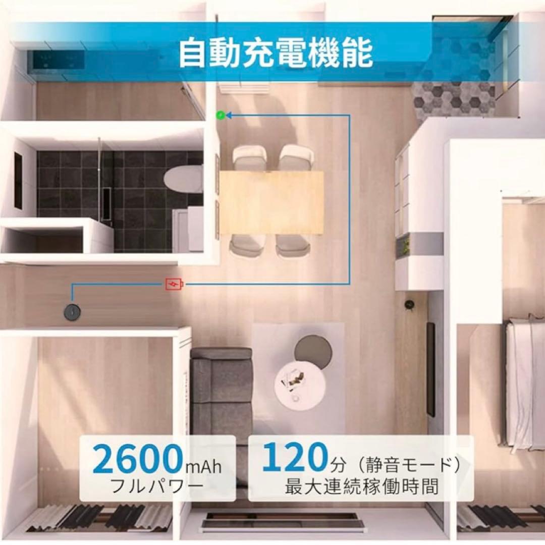 ロボット掃除機 2800Pa 強力吸引 お掃除ロボット
