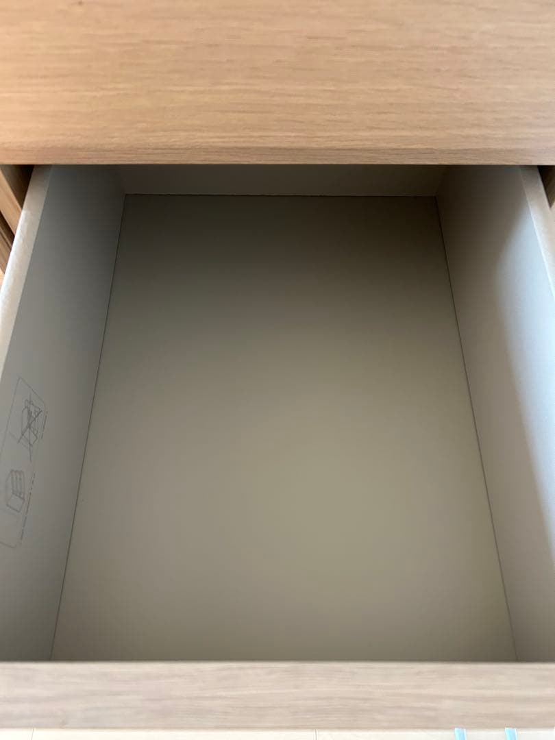 【送料込】IKEA マルム　スリムチェスト（引き出し6）　ミラー付