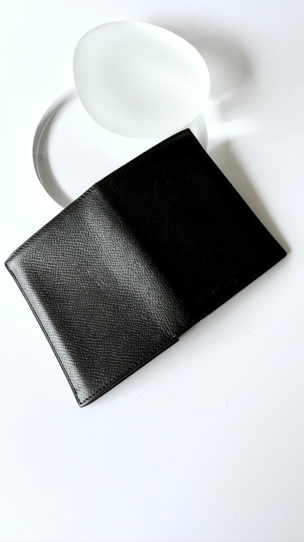 HERMES ブラックレザー名刺・カード入れ