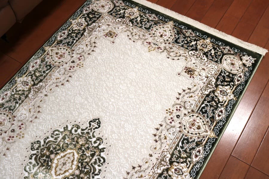 玄関マット ペルシャ柄絨毯79×154新品 カーペット ランナー