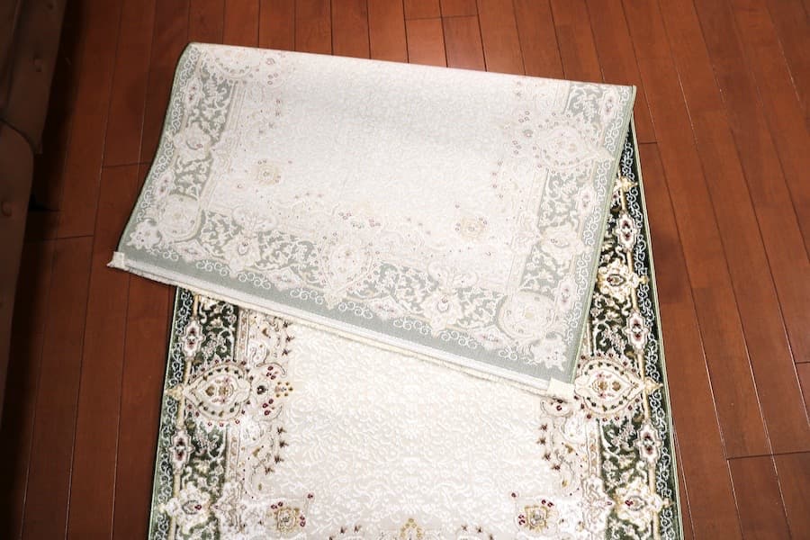 玄関マット ペルシャ柄絨毯79×154新品 カーペット ランナー