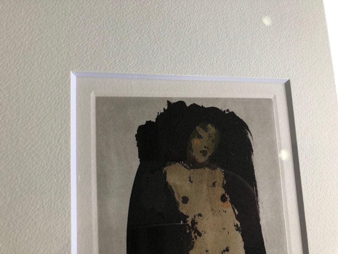 月曜日まで8,888円　　栗原一郎　版画　裸婦　絵画　手彩色