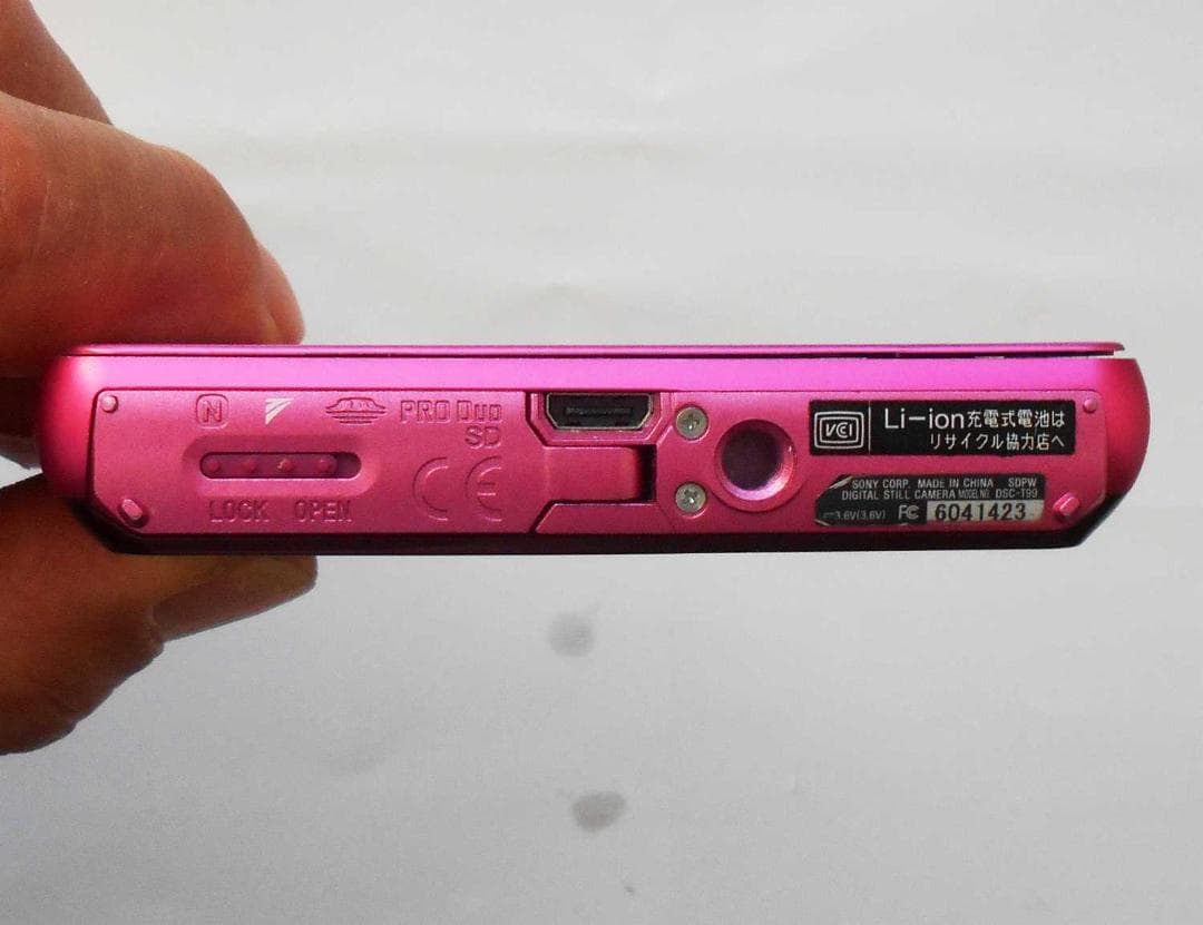 Sony DSC-T99 1450万画素 4倍光学ズーム　1280×720動画