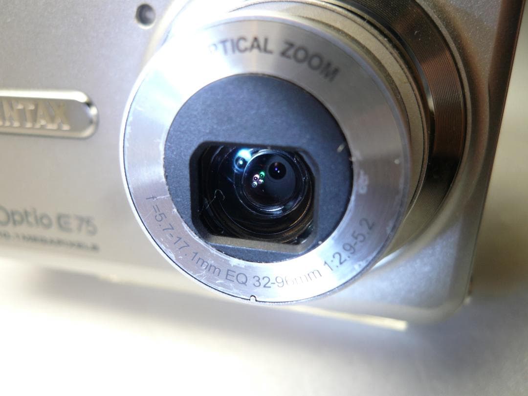 PENTAX★Optio E75⭐️欧州限定モデル❤️極美品です⭕️安心の実働品